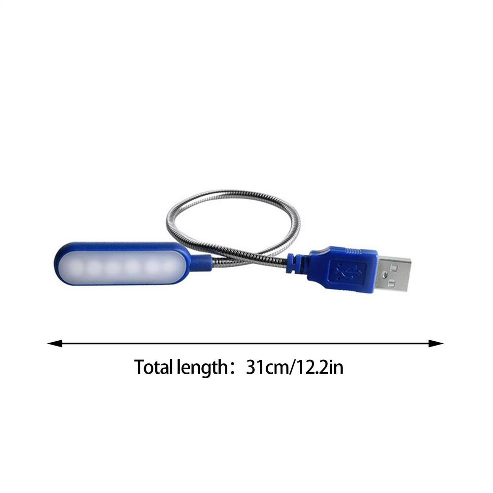 USB Direct Plug-In Portable Book Lamp White light Led Eye Protection Study Night Light  For Computer Laptop Night Lighting Lamps