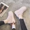 Fashion 8CM Cow Genuine Leather Females Comfy Casual Ladies Vulcanize Women Platform Spring Autumn High Brand Sneakers Breathable