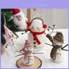Adorno de Muñeco de Nieve Navideño Con Escena Festiva Decoración Para Celebraciones Festivas