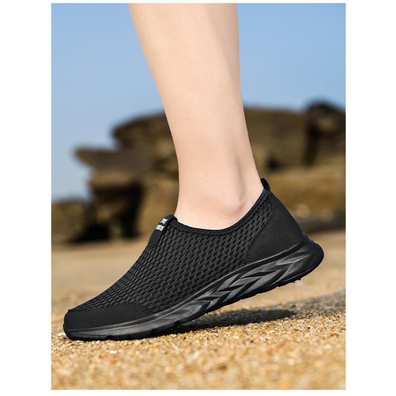 Men's Mesh Slip-on Shoes Breathable Casual Non-slip Comfortable Sneakers