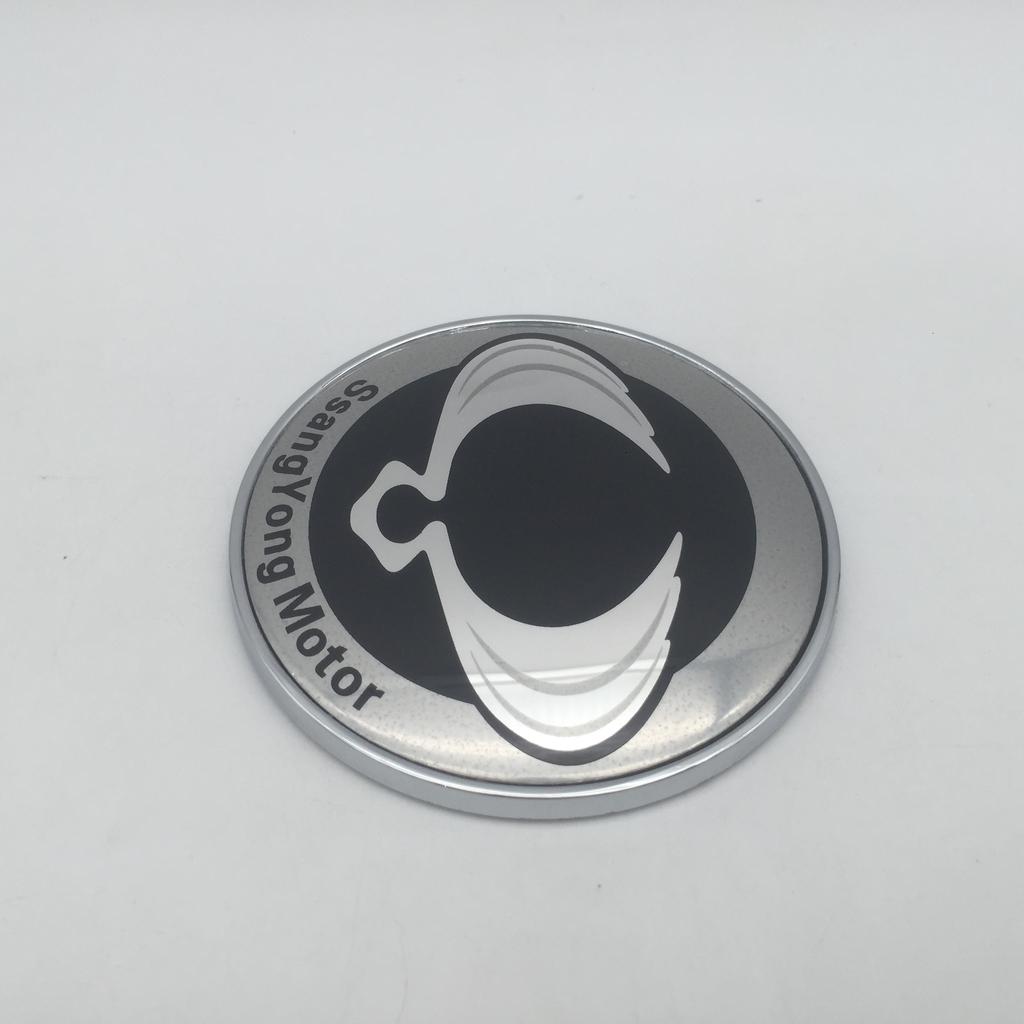 1pcs 3D forSsangyong Car Front Head Hood Bonnet Emblem Rear Tail Bumper Trunk Sticker Badge Car Styling