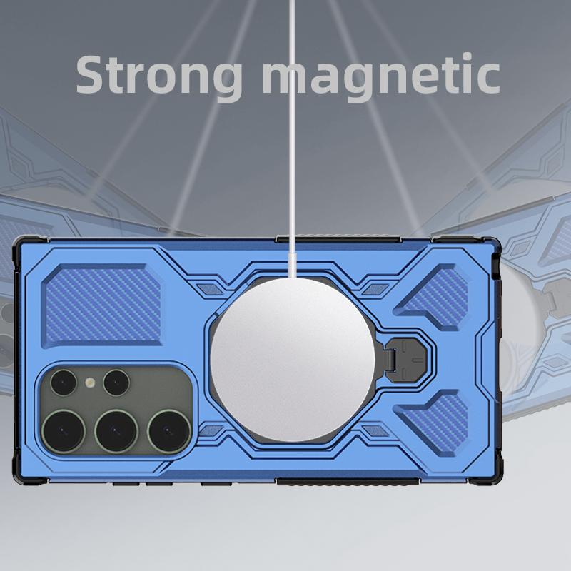 Phone Case for Samsung Galaxy S26 Ultra S25 FE S26 Plus A17 5G A56 A16 A55 Shockproof Armor Wireless Charge Cover