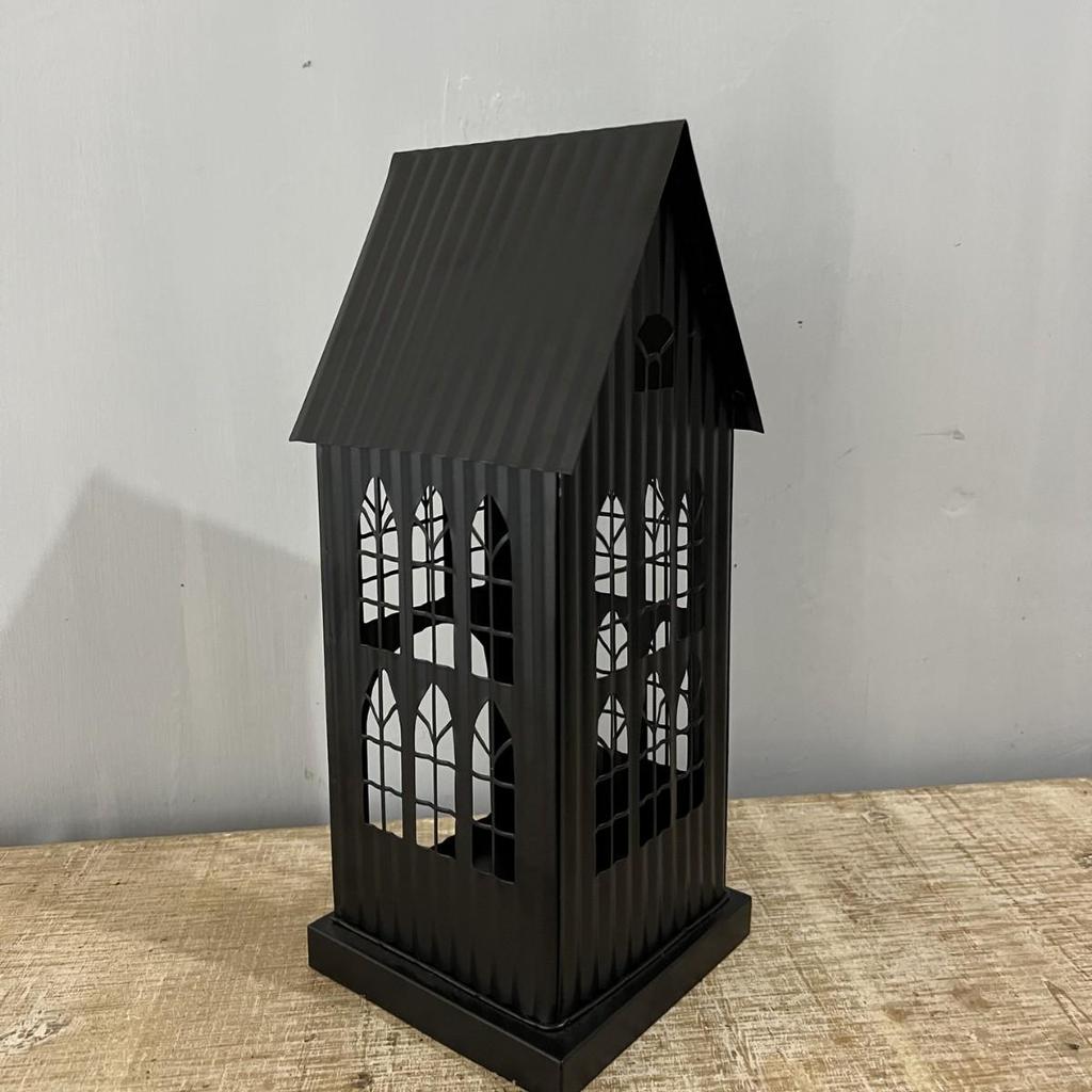 European and American Church Style Christmas Wrought Iron Lantern Ornament