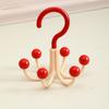 6pcs Portable Rotating Hook Space-Saving Multi-Functional Hooks Hat Tie Bag Hook  Home Storage
