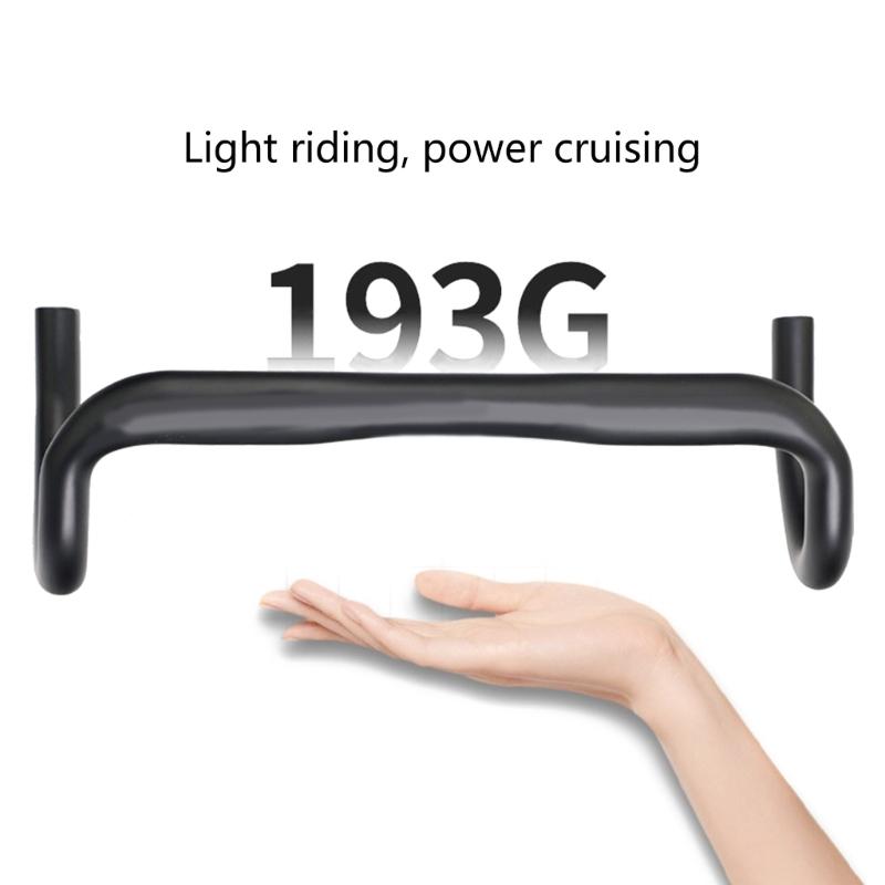 Light Weight Carbon Fiber Road Bike Handlebar Replacement 31.8mm Drop Bar Bent Handlebar Cycling Bicycles Accessories