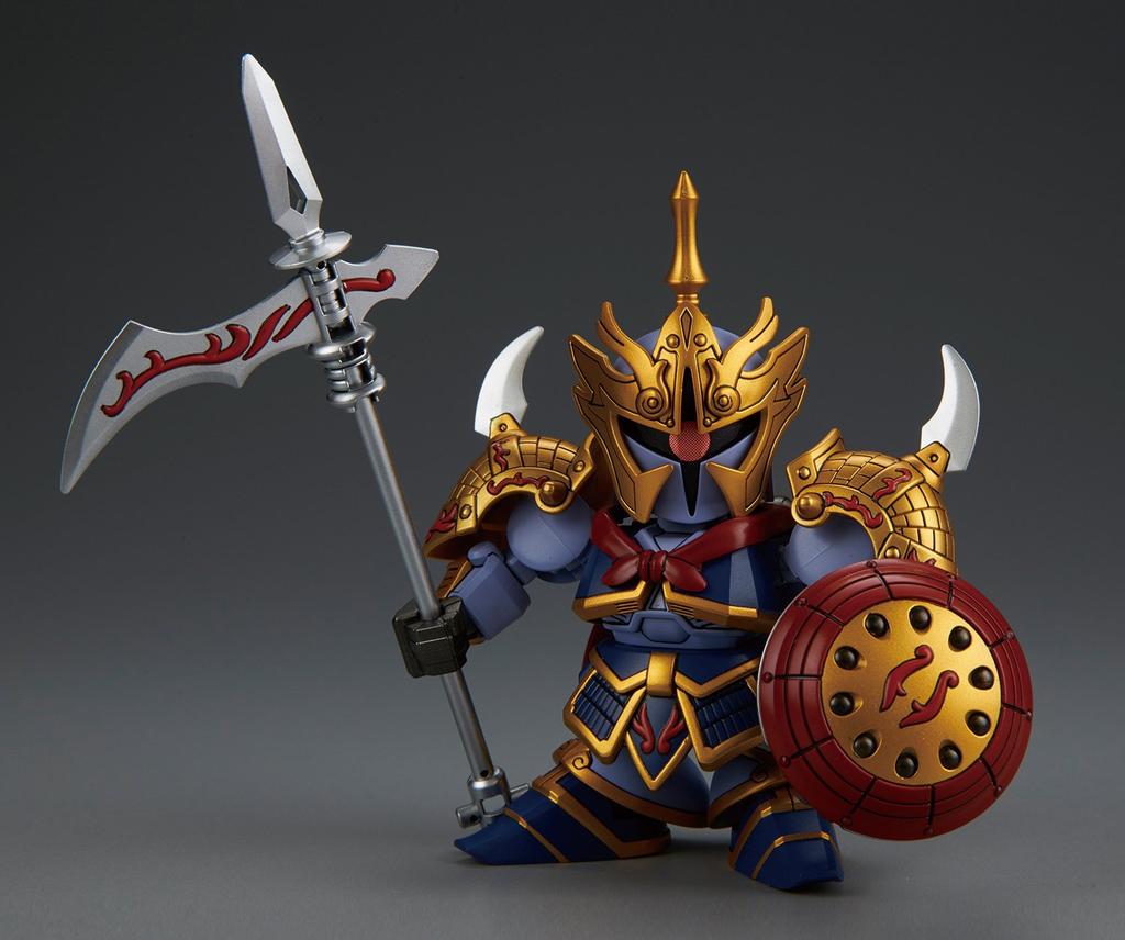 SD Gundam BB Senshi Sangokuden 405 Hu Zhen Gyan Trupper Zhuo Plastmodell Nr. & (Dong armén) Förfärgad