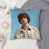 Finn Wolfhard Stranger Double-Sided Printed Square Pillow Cover Decorative Cushion Cover For Sofa Bedroom Bedside