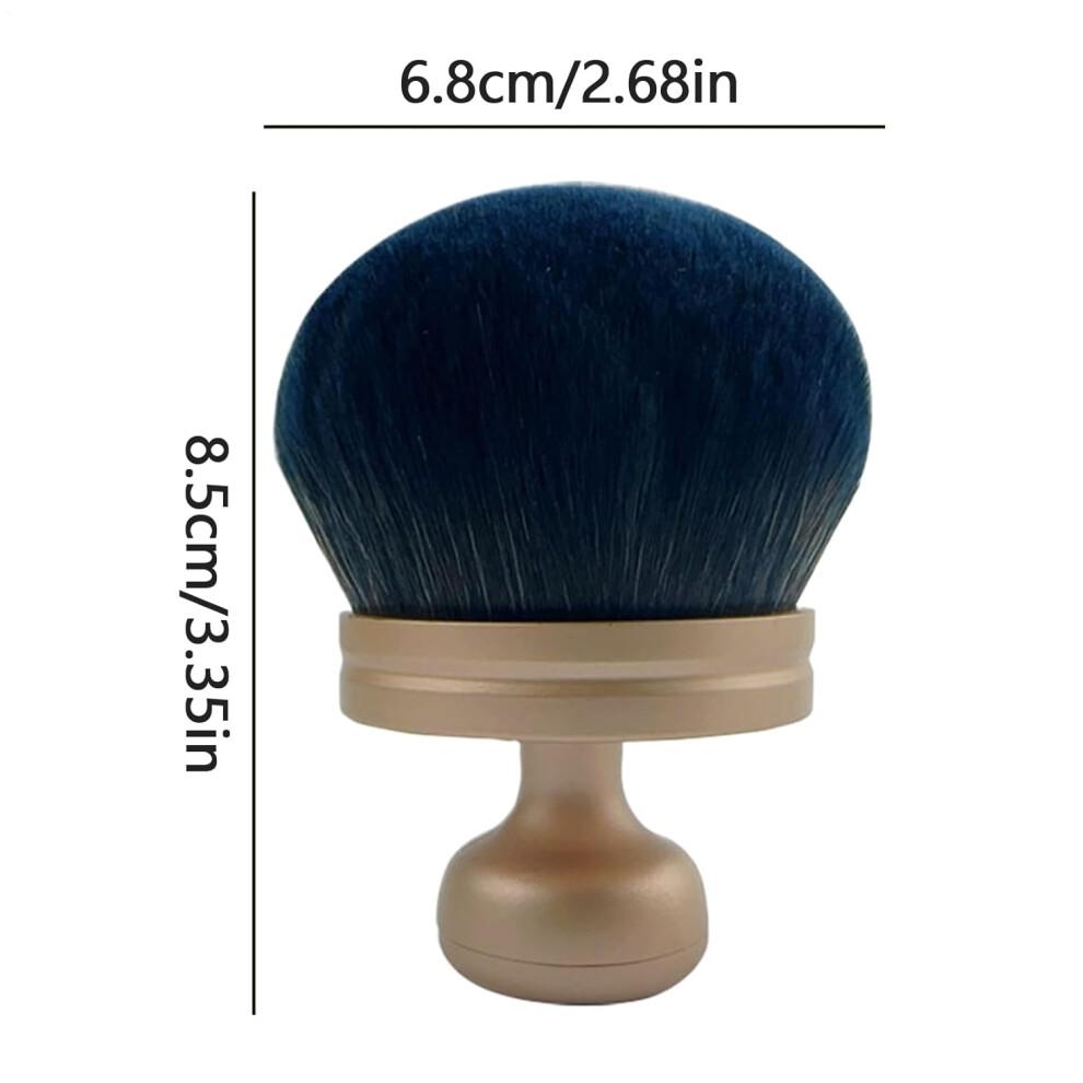 Tanning Brush for Body Tan Application, 8.5x6.8cm Bronzer Scrubber with Soft Bristles and Comfortable Grip for Women