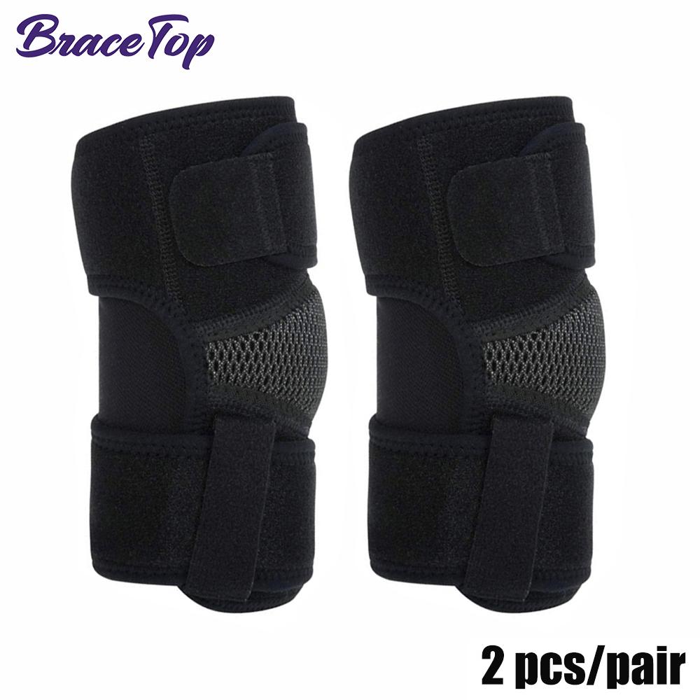 Bracetop Sports Elbow Brace Tennis Compression Sleeve Wrap For Golfer Bursitis Arm Tendonitis Support Strap Epicondylitis Unisex