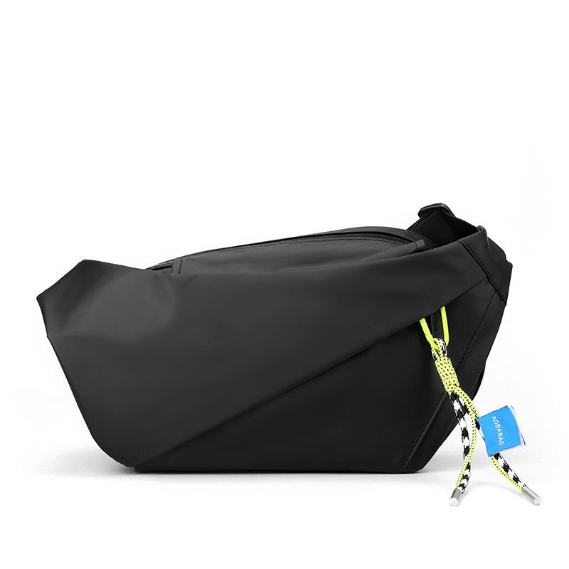 Borsa a tracolla da uomo in nylon impermeabile per sport all'aria aperta, da corsa, da ciclismo, grande capacità, da viaggio, per telefono, borsa a tracolla