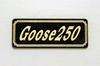 QE-720-3 Goose250 Goose 250 Exterior Tank Custom Parts Black Gold Original Sticker