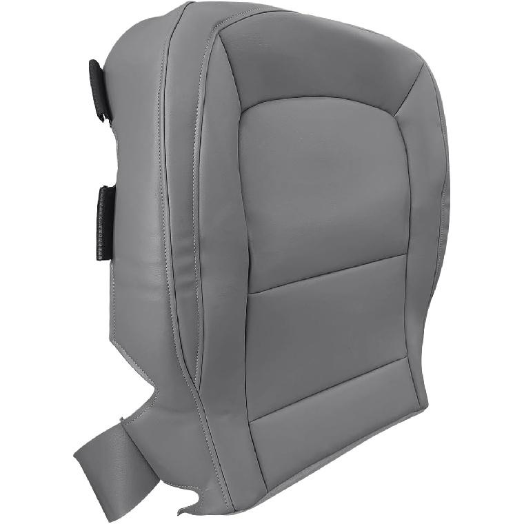 Driver Side Bottom Replacement Leather Seat Cover Gray #H2U or H0U Compatible with Chevy Colorado GMC Canyon 2015 2016 2017 2018 2019 2020 2021 2022