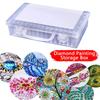 Tragbare Tablet-Behälter Kunststoff-Nagelkunst-Koffer Diamantstickerei-Koffer Box-Organizer Aufbewahrungsboxen für Zuhause