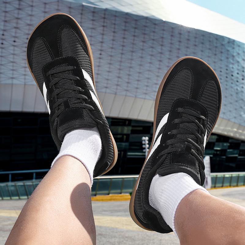 Men Barefoot Casual Flats Black Wide Head Driving Shoes White Sneakers Grey Walking Sport Shoes Large Size