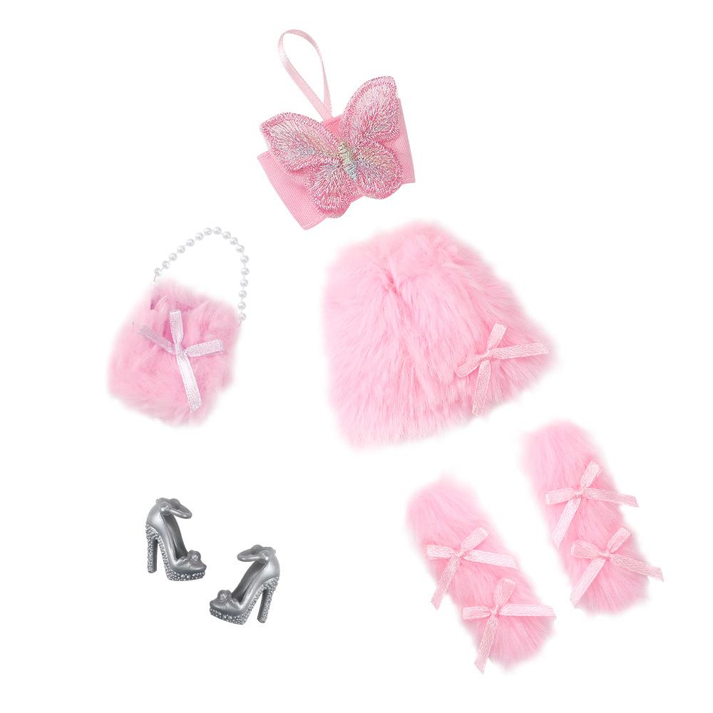 Europe 30cm Babi Princess Doll Toys 1/6 BJD Doll Joints Movable Fashion Plush Clothes Set Butterfly Decoration DIY Dress Up