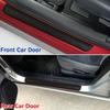 Car Trunk Door Sill Plate Protectors Universal Protective Pad Anti Scratch Cover Bumper Rubber Strip Pad Mouldings For