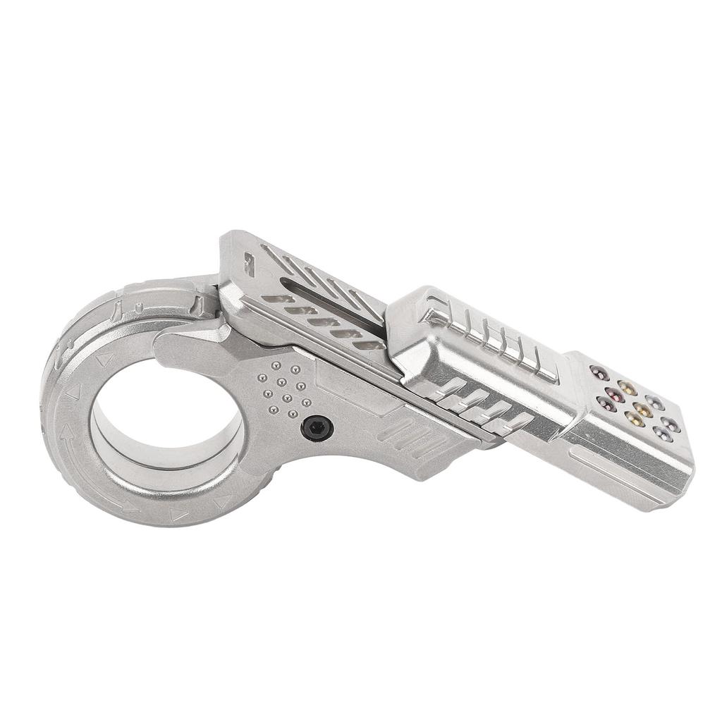 Brinquedo Anel Roda Catraca Aço Inoxidável Multifuncional Alívio de Estresse Descompressão Ponta do Dedo Catraca