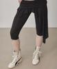 SCULPTOR Asymmetric Skirt Leggings Black