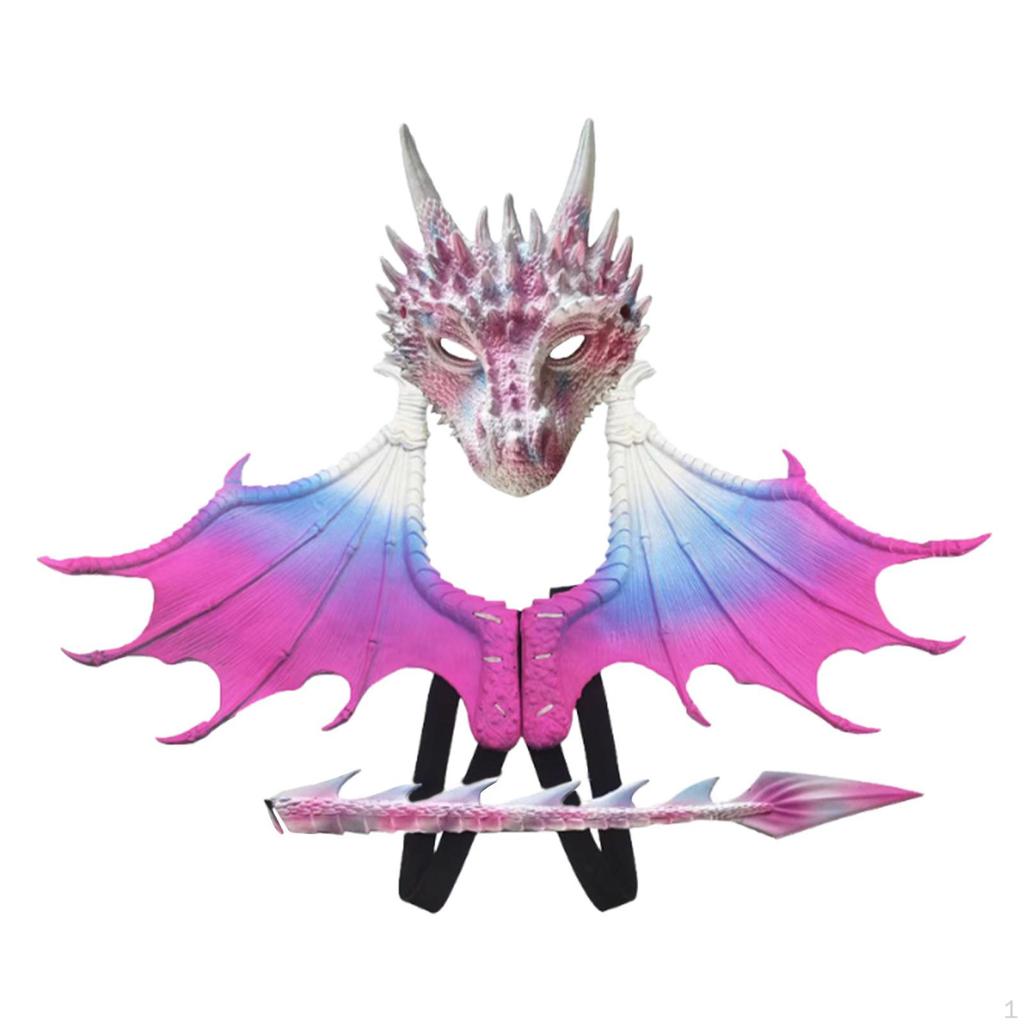 Children's Dragon Outfit with Tail And for Halloween Fun