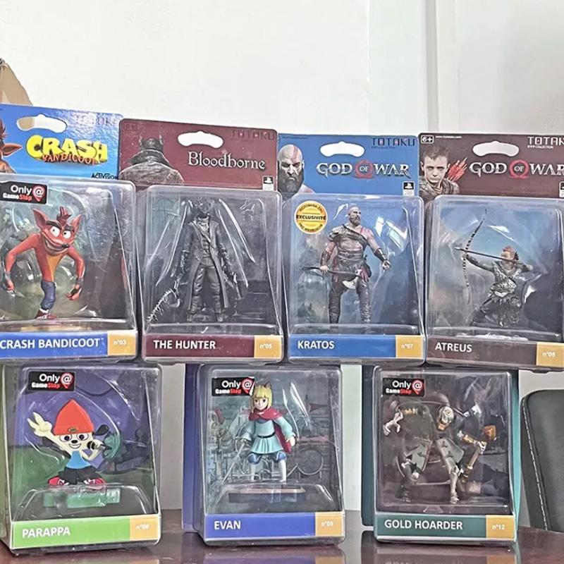 TOTAKU Crash Bandicoot Figure God of War Kratos The Old Hunters Blood Hunter Dark Souls Sun Warrior Model Toy Doll Birthday Gift