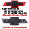 AABHJ1 1pz 3D ABS Logo Anteriore Auto Emblema Griglia Anteriore Auto Adesivo Cofano Anteriore Accessori Styling Per Chevrolet SILVERADO