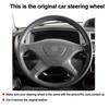 DIY Car Steering Wheel Cover For Mitsubishi Montero Sport 1998-2004 Pajero Sport