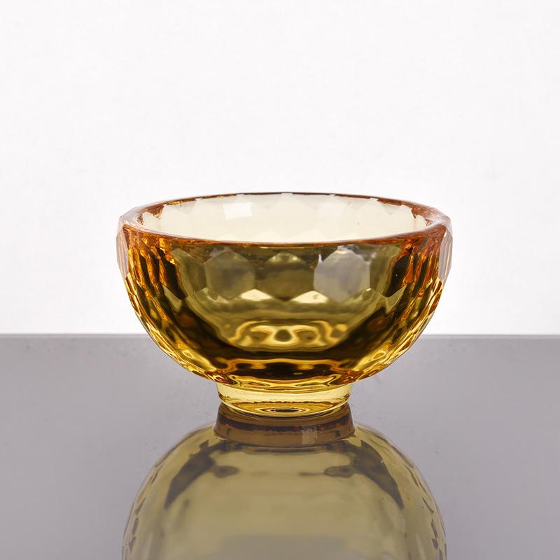 

Цветная изоляционная антиожоговая стеклянная чаша, термостойкая, хрустальная, для мороженого, десертная чаша, для отеля, дома, свадебного декора 60x32mm синий