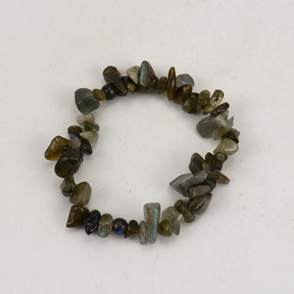 Handmade Beads, Natural Crystal Gravel Bracelet Bracelet B54