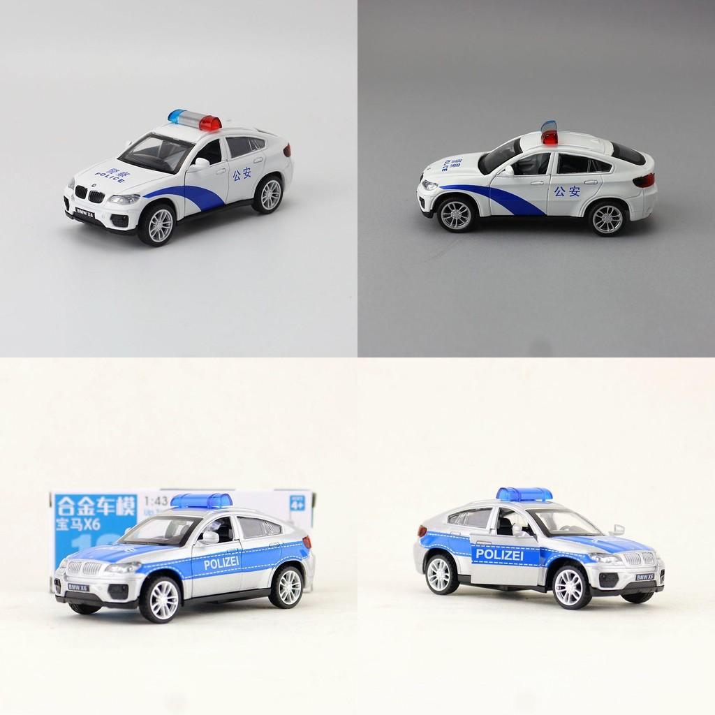 Police Simulation Alloy Car Model Children Toy For Collection Play And