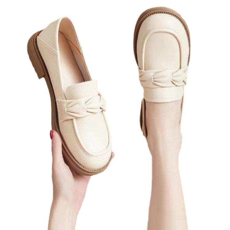 Shoes women's platform new autumn shoes small leather shoes flat single shoes large size women's shoes