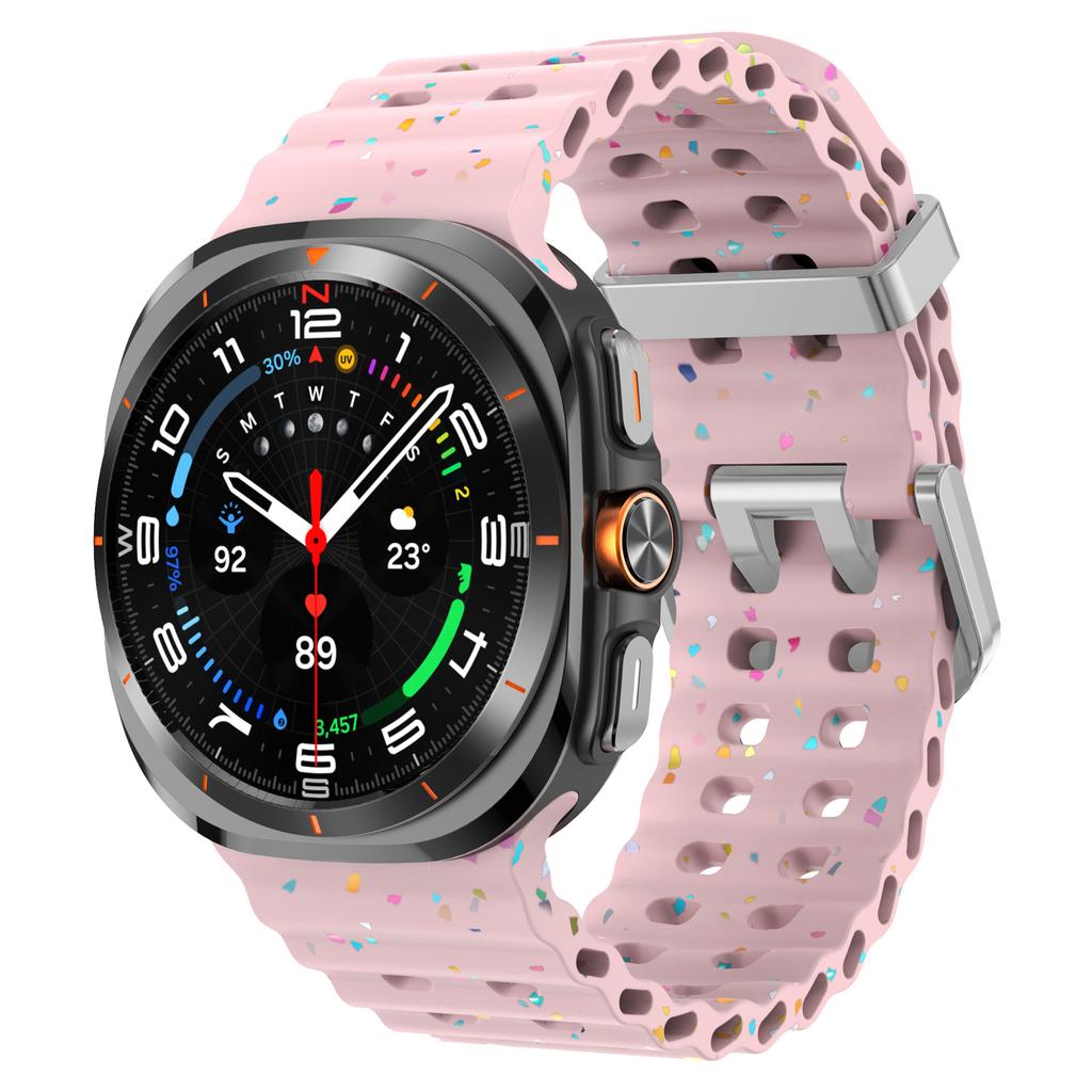 Silicone Breathable Strap For Samsung Galaxy Watch Ultra 47mm Marine Wristband Bracelet Galaxy Watch Ultra(2025) 47mm  Watchband