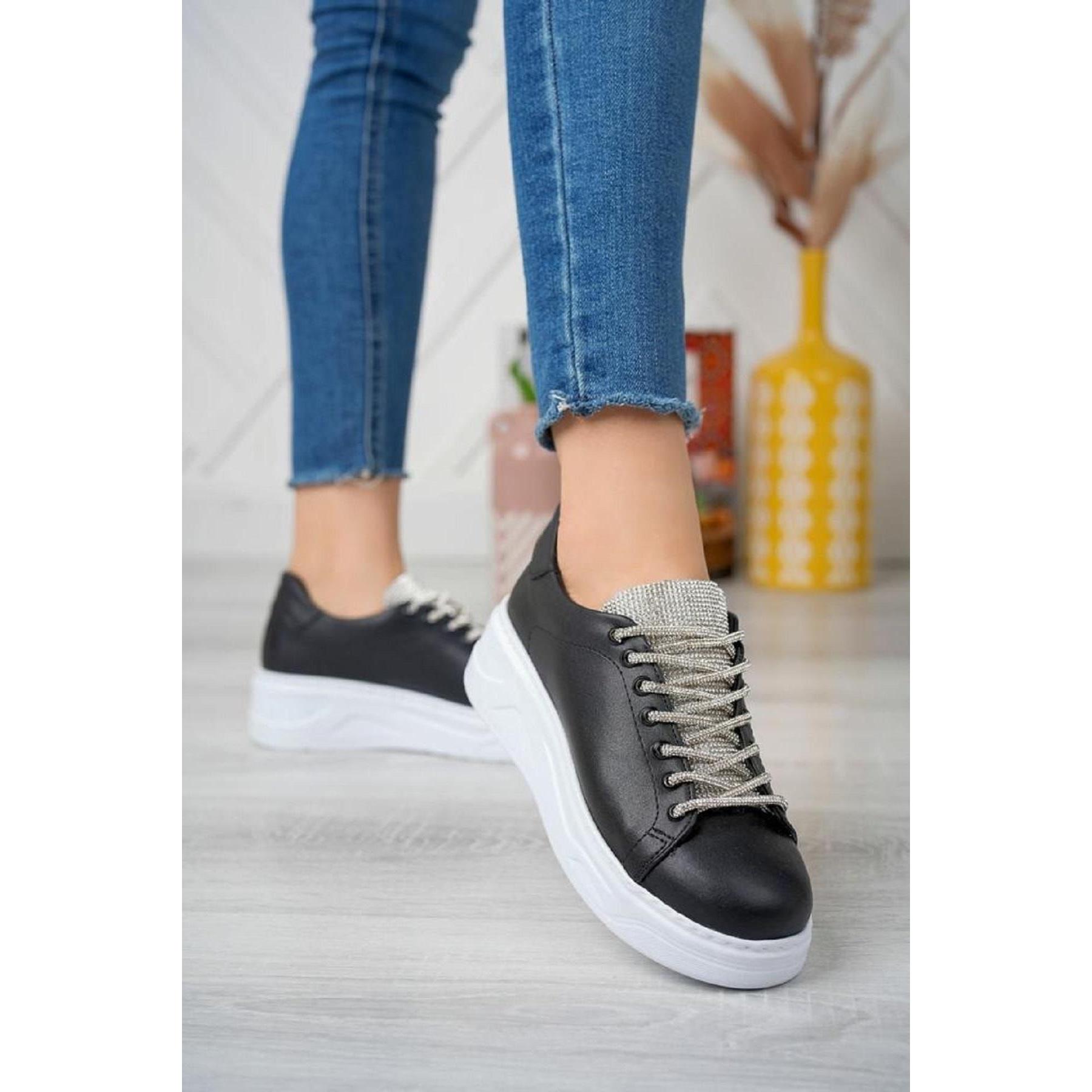 

Women S Stone Detailed Thick Sole Sneaker Daily Comfortable Walking Running Sneakers Light Orthopedic Breathable Shoes