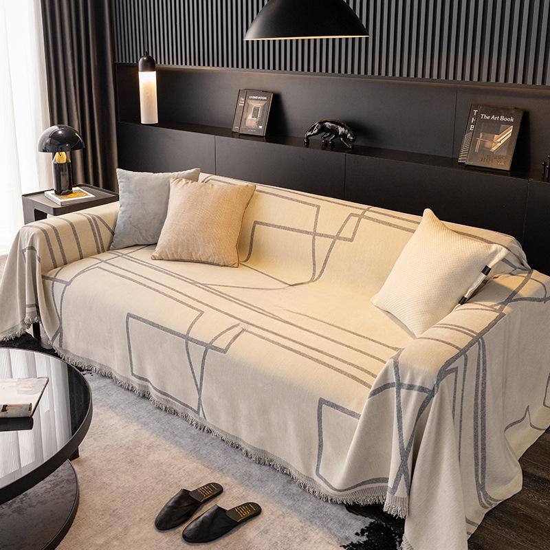 Chenille Sofa Cover Cloth Four Seasons Universal Simple Modern Sofa Towel Anti-Scratching Sofa Cover Towel Sofa Cover Blanket