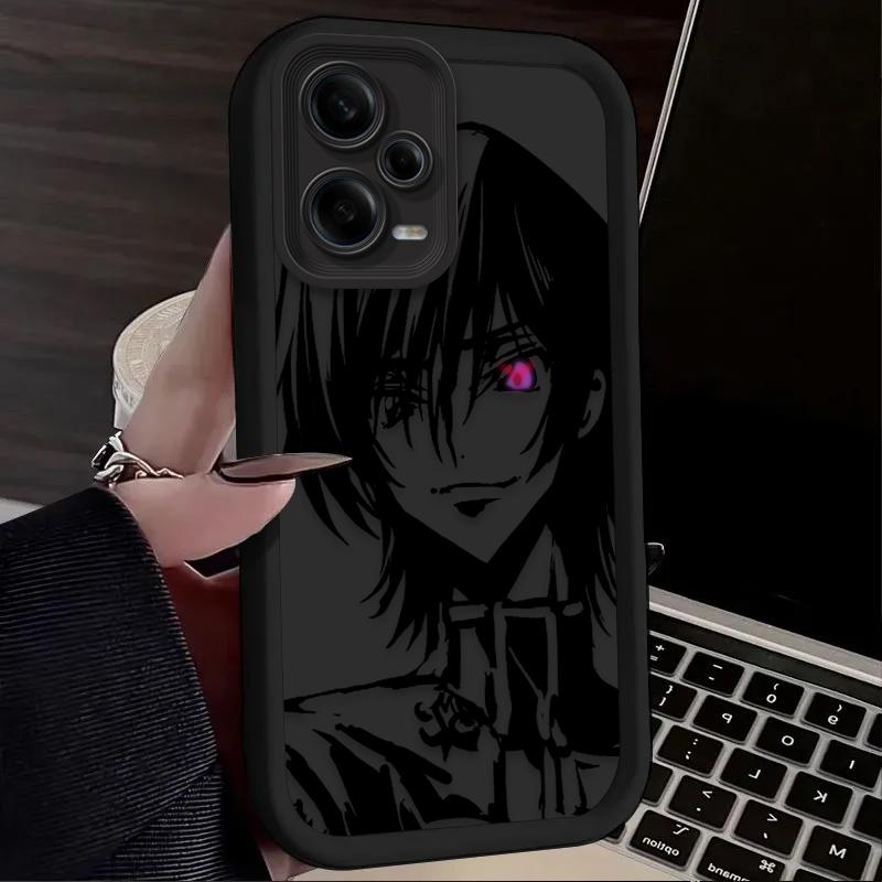Anime CODE GEASS Lelouch Soft Case For Xiaomi Redmi Note 13 14 12 11 Pro Plus 5G 12S 11S 10S 10 9 Redmi 14C 13C 12C 12 4G A3 A3X