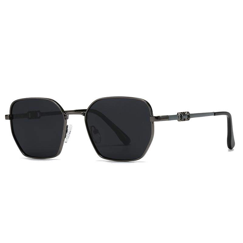 Sunglasses Popular Cross-Border Export Item Men's Sunglasses for European and American Street Style Instagram Influencer Model Square Sunglasses 1410