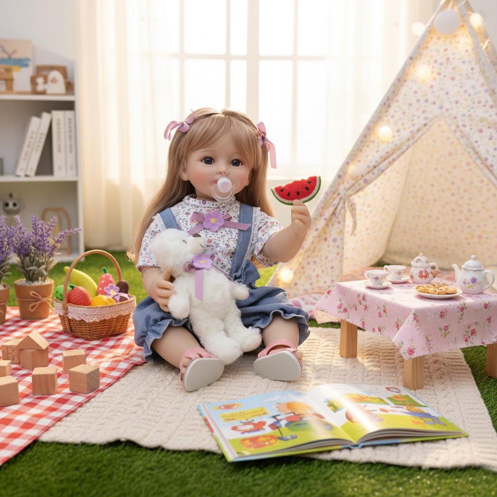 22-inch New Doll for Girls Baby Doll Toy Figure Gift Doll