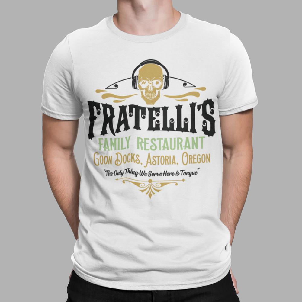 Goonies T-shirt Fratellis restaurant One eyed Willys Movie 80s classic retro Unisex T-Shirt XXXL