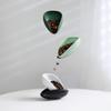 watchget Coffee Bean Cup Ceramic Coffee Bean Measuring Cup Pottery Measuring Tray Coffee Powder Receiver Black