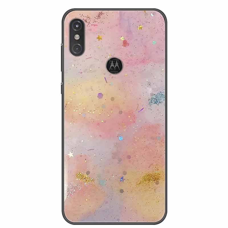 

For Moto One Vision Case Luxury Silicone TPU Soft Cover Phone Cover Для Motorola Moto One Action Macro Протиударний мармуровий чохол Moto One Vision