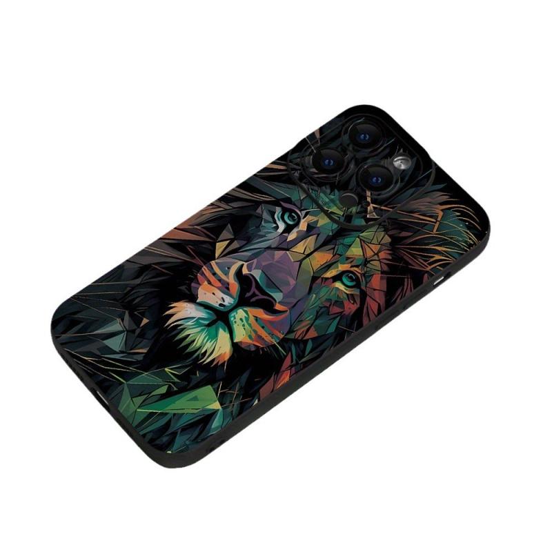 Colorful Lion Graphic Phone Case for Iphone 16 15 14 13 12 11 X Xr Xs Se2 Se 8 7 Plus Pro Max Mini Silicone Back Cover