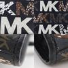 Michael Kors Jet Set Travel Tote Bag 35F1GTVT2L Graphic Logo Black PVC Women Used