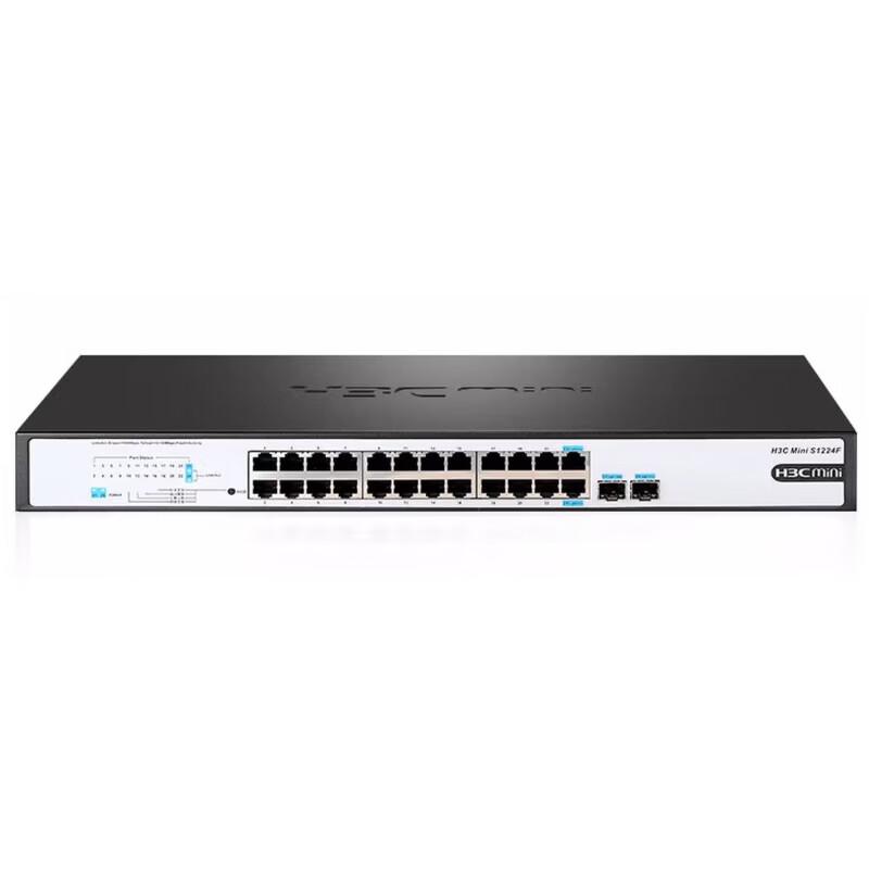 

H3C S1224F 24-Port Gigabit Ethernet + 2-Port Gigabit Fiber Unmanaged Switch