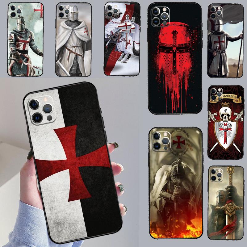 Knights Templar Phone Case For Samsung Galaxy S25 S20 S21 S22 S23 S24 Ultra S9 S10 Plus S24 FE Cover Shell