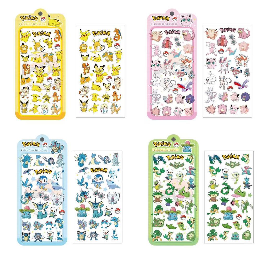 New 3D Cartoon Doraemon Pikachu Stickers Black Pacifier Diy Kids Gift