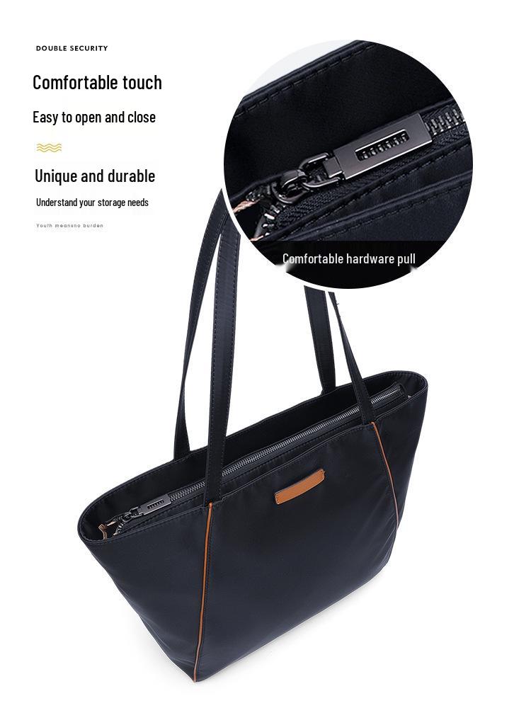 Women's Large Capacity Canvas Tote Bag - 2025 High-End Oxford Cloth Underarm Shoulder Handbag