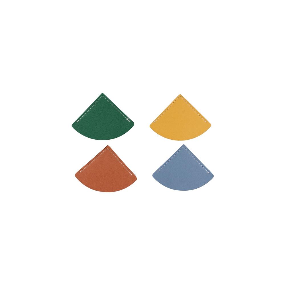 Protector Student PU Leather Handcrafted Teacher Gift Reading Marker Bookmarks Corner Page Marker