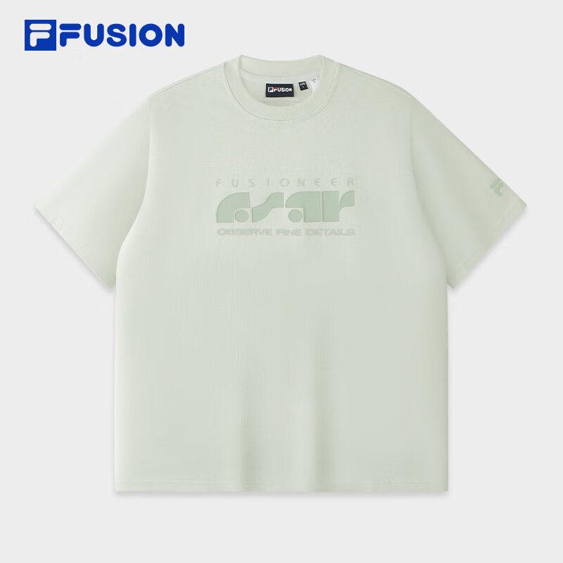 FILA FUSION Men s 2026 Summer Cotton Knit Short Sleeve T-Shirt M