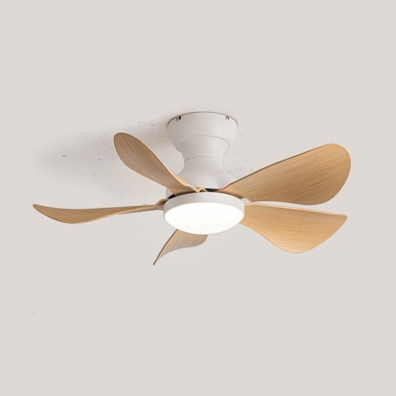 22/29 inches DC Motor Ceiling Fans With Remote Control Modern Mini Corridor Smallhouse Nickel Ceiling Fan With LED Lights