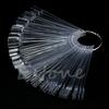 Nail Swatches Sticks Nail Art Fan Shape Display Natural Chart Gel Polish