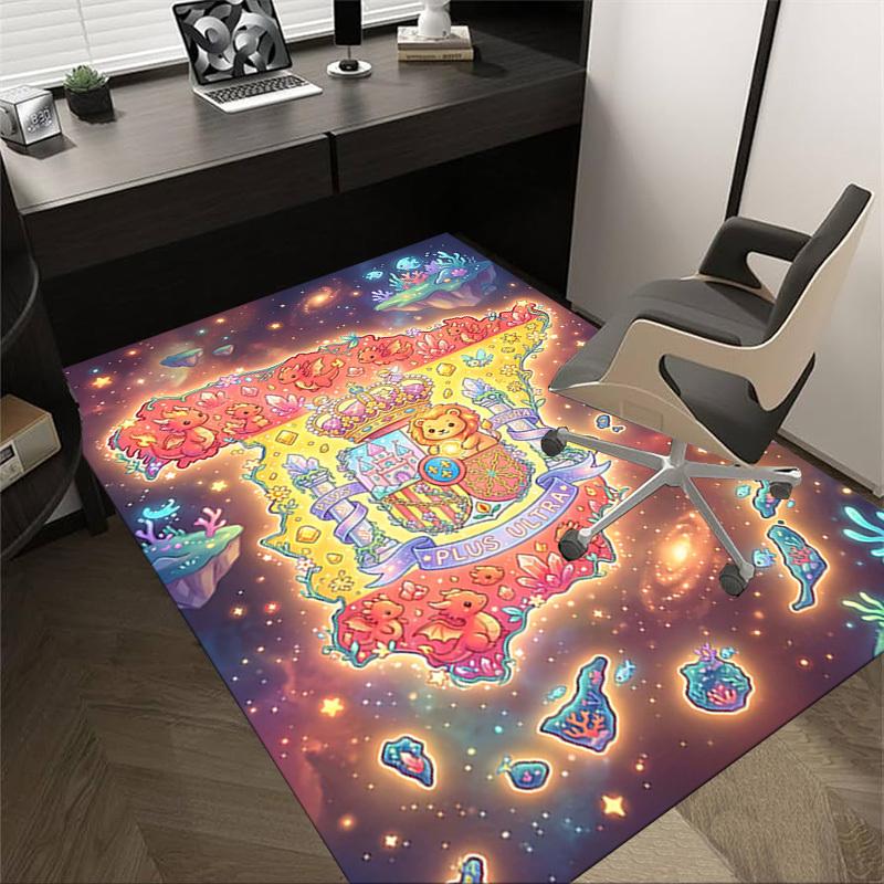 1PC Fantasy Kingdom Non-Slip Floor Carpet Compatible for Office&Living Room&Bedroom&Dining room -  Soft & Pattern-G0351
